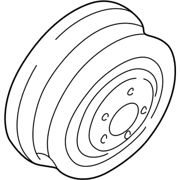 Dodge W100 Brake Drum - 3496563