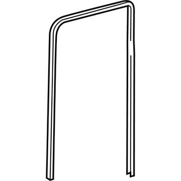 Dodge 5104351AA Glass Frame