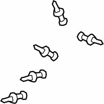 Jeep 5116530AA Fender Liner Retainer