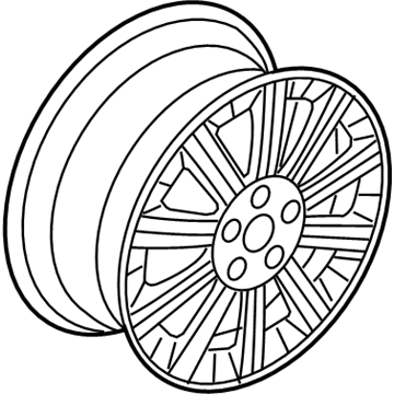 Dodge 1KW34PAKAA Wheel, Alloy