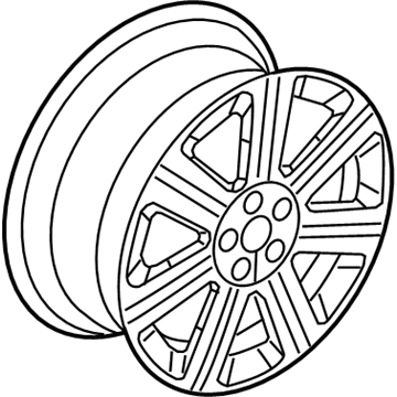 Dodge 1KW35XZAAB Wheel, Alloy