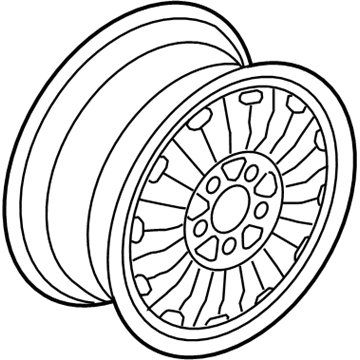 Dodge 5105665AA Wheel, Steel