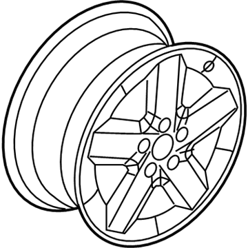 Dodge 5105691AB Wheel, Alloy