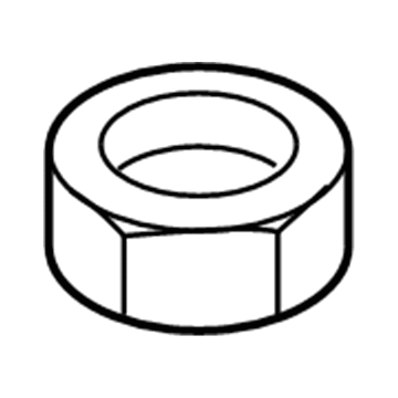 Mopar 6100219 Stabilizer Link Nut, Rear