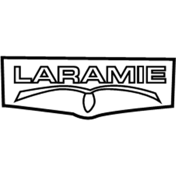 Ram 68001724AA Nameplate