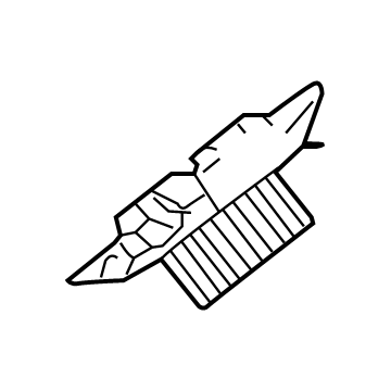 Dodge 68202205AA Lift Gate Glass Spacer