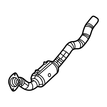Jeep Wrangler Catalytic Converter - 68484199AD