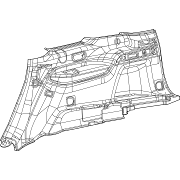 Jeep 6XX09TX7AJ Lower Quarter Trim