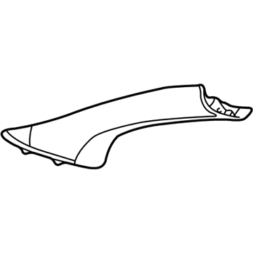 Dodge TZ28TL2AB Windshield Pillar Trim