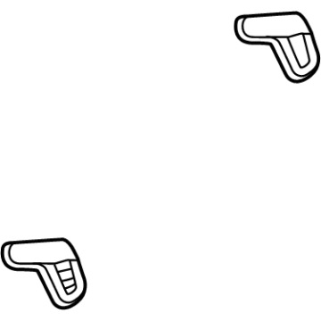 Mopar 6UZ34RXFAA Fog Lamp Bezel, Black, Front Passenger Side