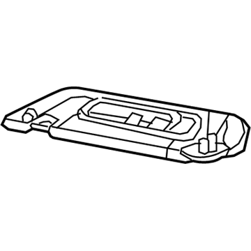 Jeep Sun Visor - 6CX12HDAAA