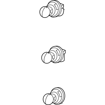 Mopar L0003057 Tail Lamp Bulb, Outer