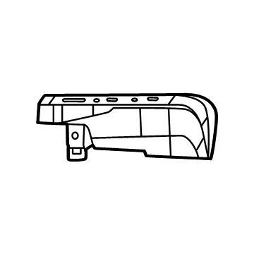 Mopar 68335416AD Headlamp Bracket, Passenger Side