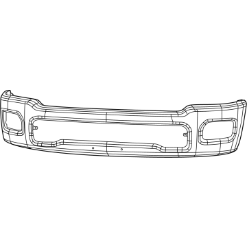 Mopar 7FM05TZZAA Bumper - Front