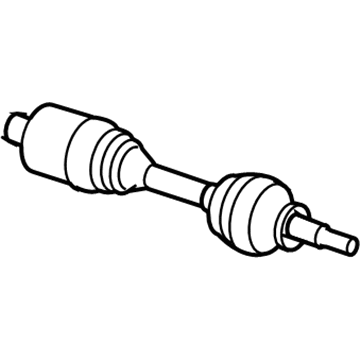 Mopar 52114390AB Axle Shaft Assembly, Front Driver Side