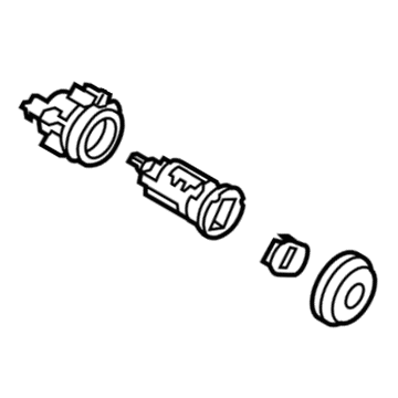 Jeep 68045151AA Lock Cylinder