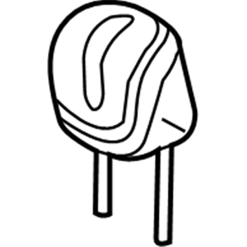 Dodge 1TB68DX9AA Headrest, Outer