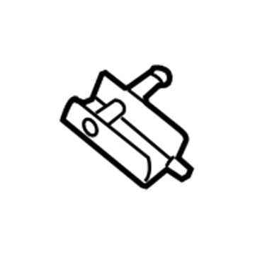 Dodge 68056524AC Muffler With Tail Pipe Rear Bracket