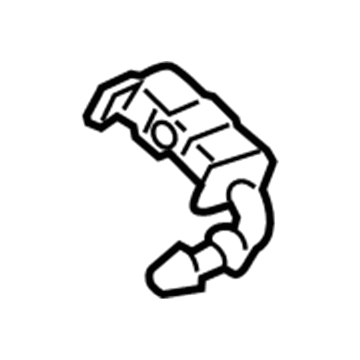 Dodge 68040709AC Muffler With Tail Pipe Center Bracket