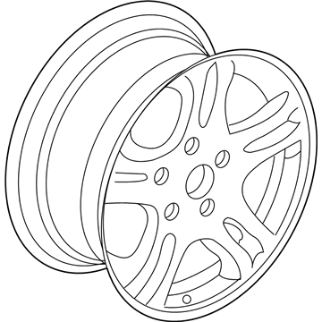 Chrysler 4782268AC Wheel, Alloy