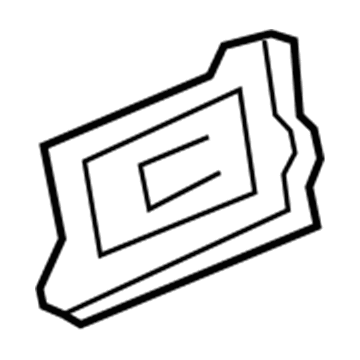 Jeep 55113383AA License Bracket