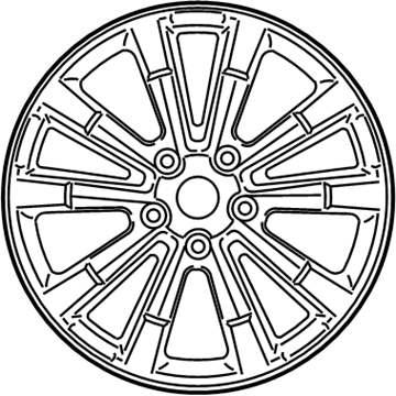 Chrysler 5PQ13AAAAB Wheel, Alloy