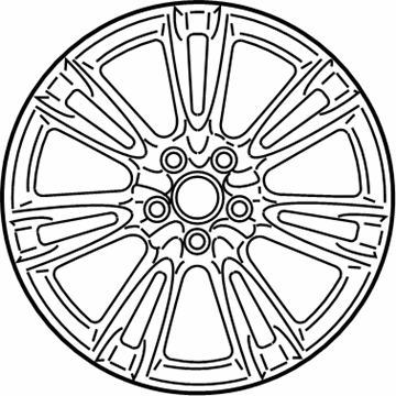 Chrysler 5PQ11AAAAB Wheel, Alloy