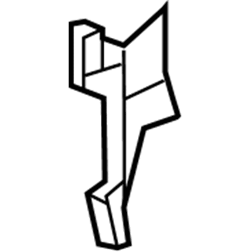 Dodge 68030614AA Latch Support