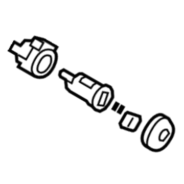 Dodge 5139099AA Lock Cylinder