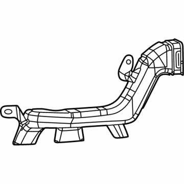 Jeep 68416554AA Floor Duct