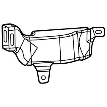 Jeep 68524074AA Lower Duct