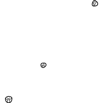 Mopar 6100055 Bracket Nut, Front Mopar 6100055 Bracket Nut, Front