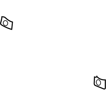 Mopar 6504565 Face Bar U-Nut, Front