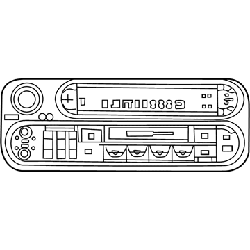 Chrysler 5064335AJ Radio