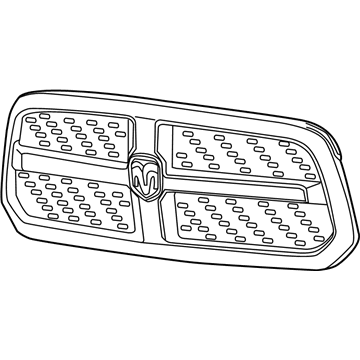 Ram 68093930AC Grille