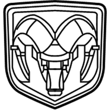 Ram 68140322AA Emblem