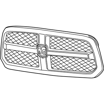 Ram Grille - 68197703AA