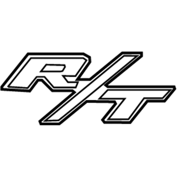 Mopar 68140151AA Nameplate, Front Mopar 68140151AA Nameplate, Front