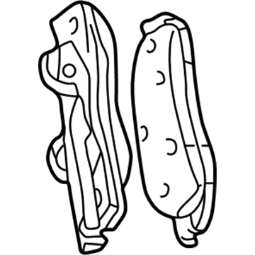 2007 Chrysler PT Cruiser Brake Pad - 5086364AB