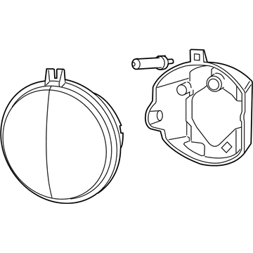 Chrysler 4805859AB Fog Lamp Assembly