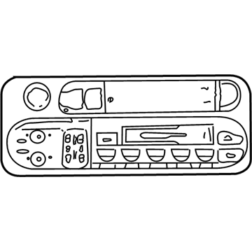 Jeep 56038931AB AM/FM Cassette