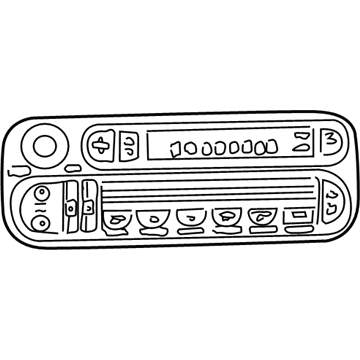 Jeep 5091888AA AM/FM CD