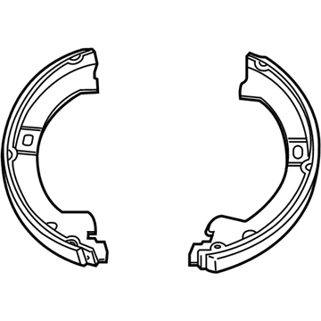 Chrysler Voyager Parking Brake Shoe - 5019802AA