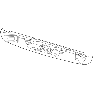 Dodge 55077107AN Bumper Assembly