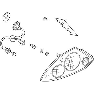 Dodge Stratus Tail Light - MR566311