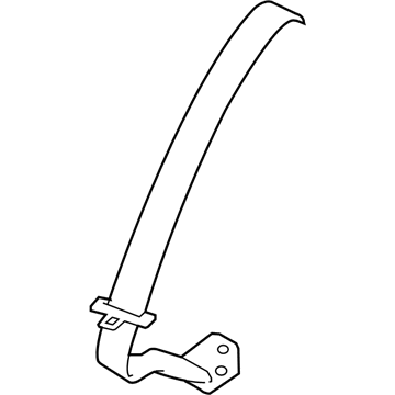 Jeep 5KJ781DVAC Center Seat Belt