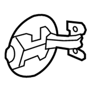 Dodge 68184566AA Fuel Door