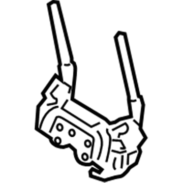 Mopar 5183696AA Hinge & Bracket Mopar 5183696AA Hinge & Bracket