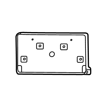 Ram License Plate - 68547644AA