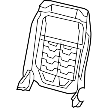 Jeep 4610144AD Seat Back Frame